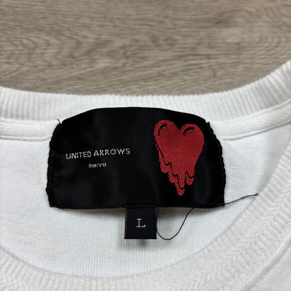 United Arrows Emotionally Unavailable Heartbreak Hotel Shirt Large Edison Chen - Picture 6 of 12